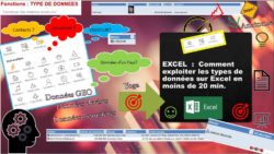 EXCEL : Comment exploiter les types de données sur Excel en moins de 20 min.