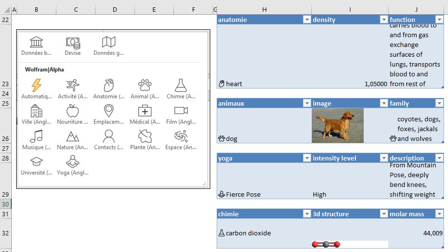 EXCEL : Comment exploiter les types de données sur Excel ; les différents types (Insider)